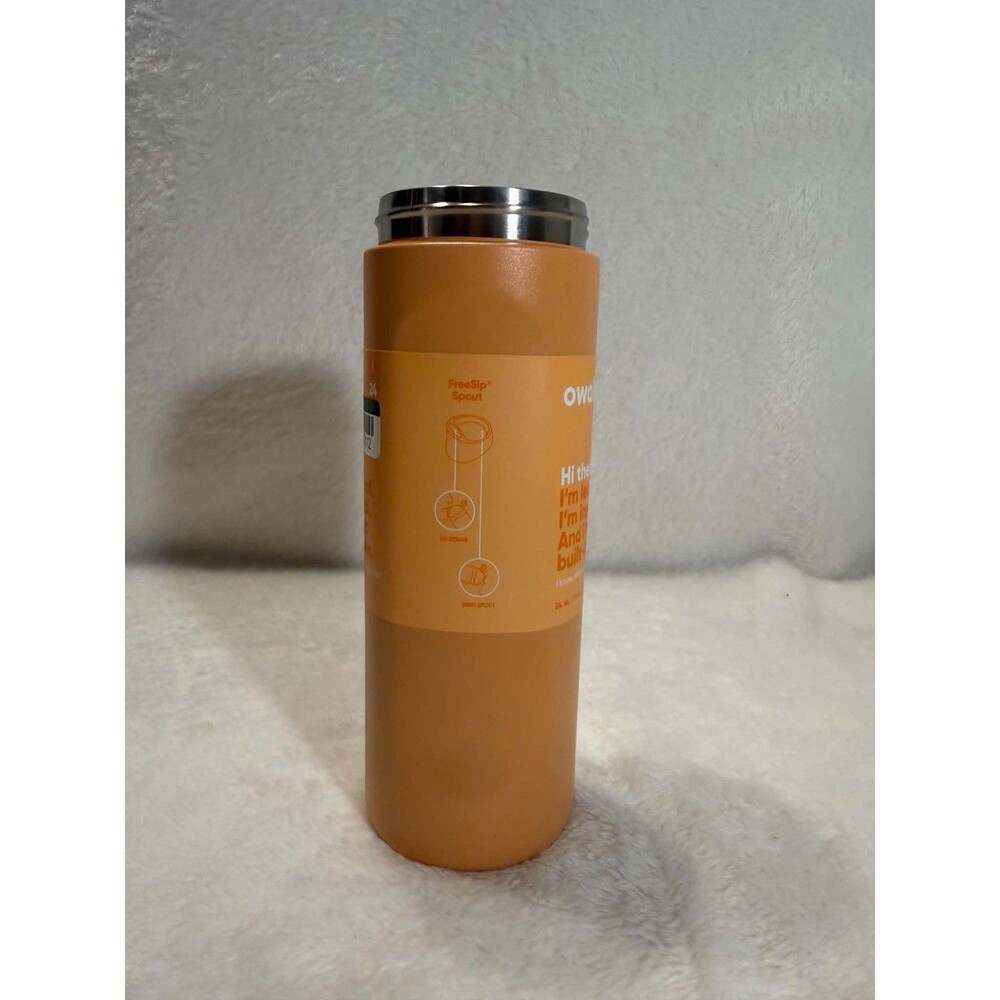 Owala 24oz SmoothSip Coffee Tumbler Tangy Tango Orange READ - Picture 4 of 7